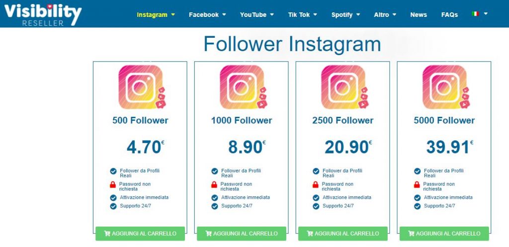 Acquista Like Instagram Giornalieri